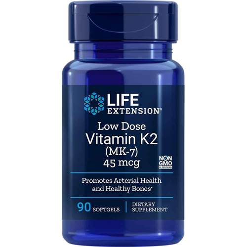 Compléments alimentaires Life Extension Lowdose Vitamin K2 MK7