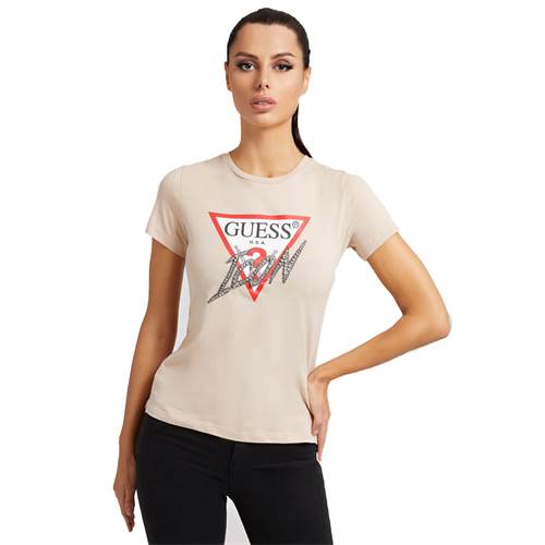 Guess CN Icon Tee Beige