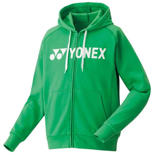 Yonex 0018 Fullzip Logo Hoodie Vert