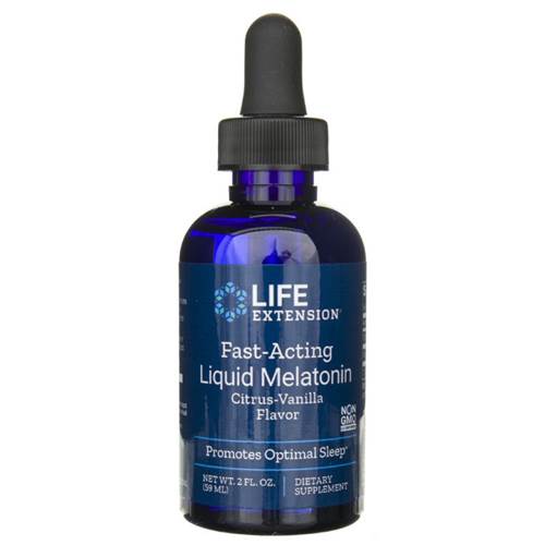 Compléments alimentaires Life Extension Fastacting Liquid Melatonin 59 ML
