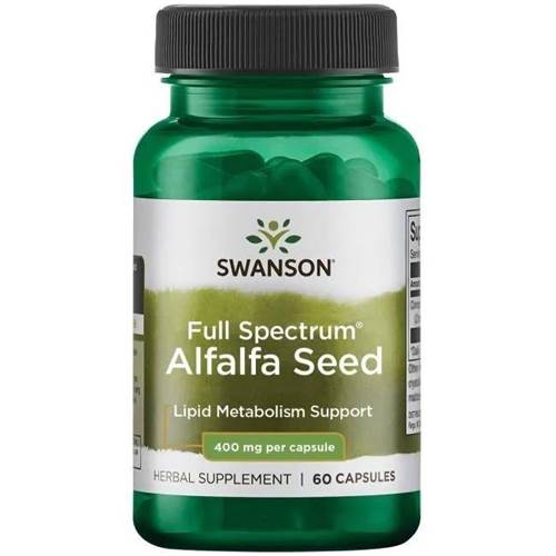 Compléments alimentaires Swanson Full Spectrum Alfalfa Seed 400 MG