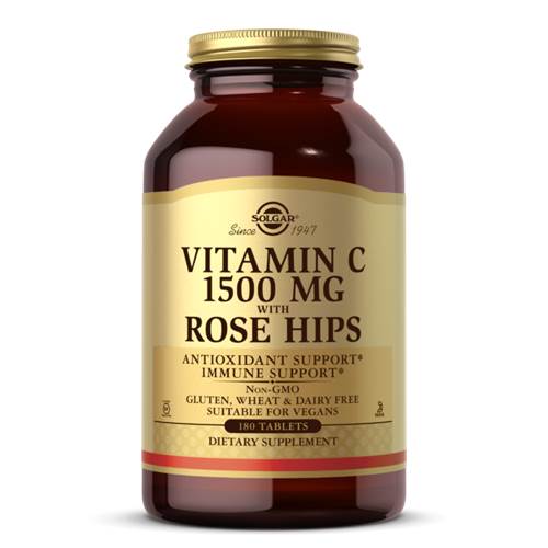 Compléments alimentaires Solgar Vitamin C 1500 MG With Rose Hips