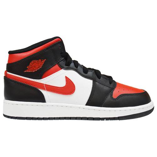 Nike Air Jordan 1 Mid GS Rouge,Noir