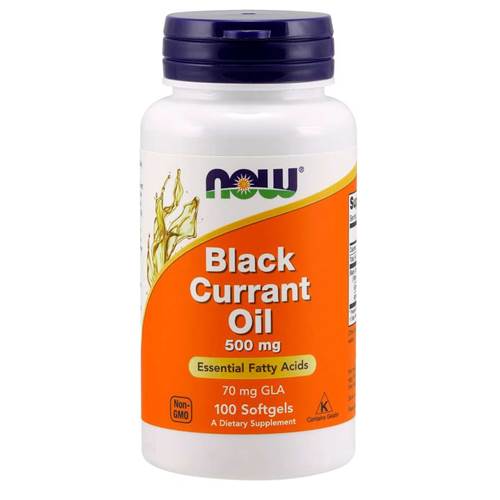 Compléments alimentaires NOW Foods Black Currant Oil 500 MG