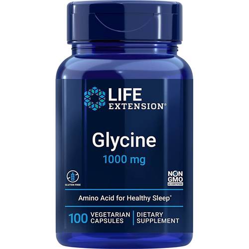 Compléments alimentaires Life Extension Glycine 100 Caps