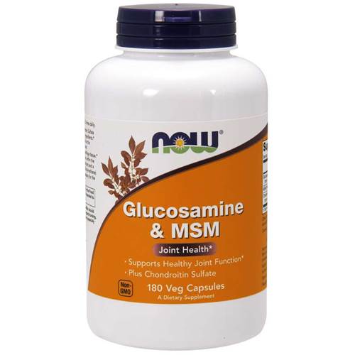 Compléments alimentaires NOW Foods Glucosamine Msm