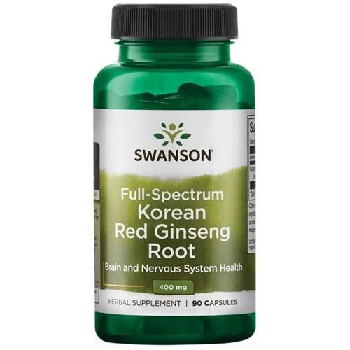 Compléments alimentaires Swanson Full Spectrum Korean Red Ginseng