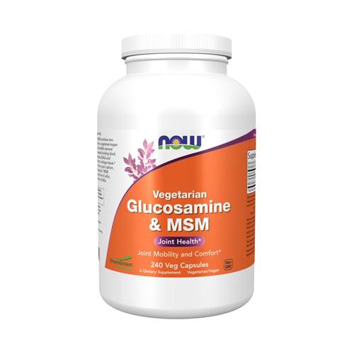 Compléments alimentaires NOW Foods Glucosamine Amp Msm Vegetarian