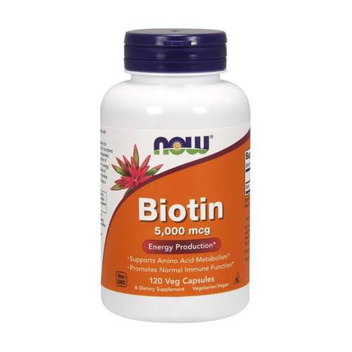 Compléments alimentaires NOW Foods Biotin 5000 Mcg