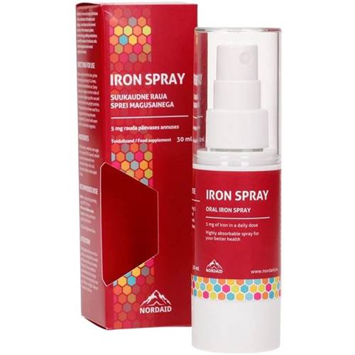 Compléments alimentaires NORDAID Iron Spray