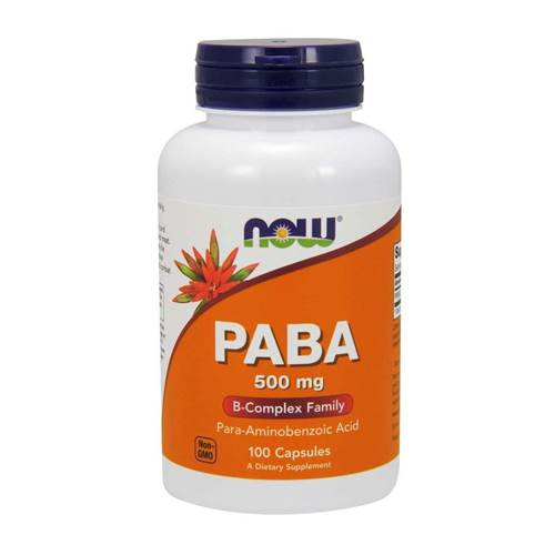 Compléments alimentaires NOW Foods Paba 500 MG