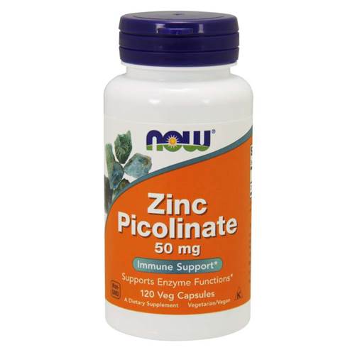 Compléments alimentaires NOW Foods Zinc Picolinate 50 MG