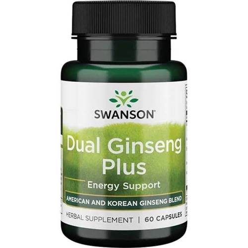 Compléments alimentaires Swanson Dual Ginseng Plus