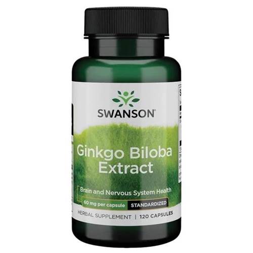 Compléments alimentaires Swanson Ginkgo Biloba Extract 60 MG