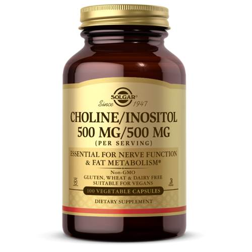 Compléments alimentaires Solgar Choline Inositol 500 MG