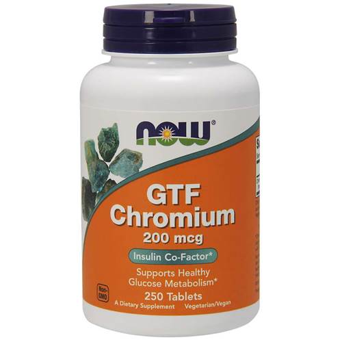 Compléments alimentaires NOW Foods Gtf Chromium Chrom