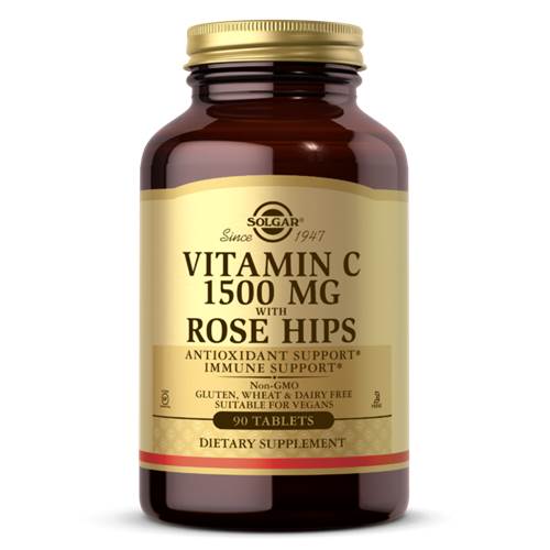 Compléments alimentaires Solgar Vitamin C 1500 MG With Rose Hips