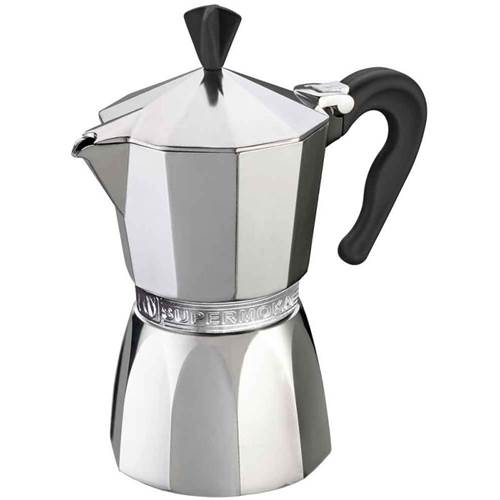 Café et thé GAT Supermoka NA 6 Filiżanek Espresso 6 TZ Kawiarka Aluminiowa Ciśnieniowa