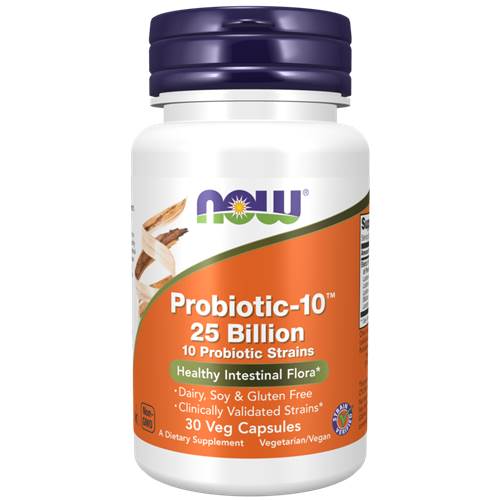 Compléments alimentaires NOW Foods Probiotic-10 25 Billion