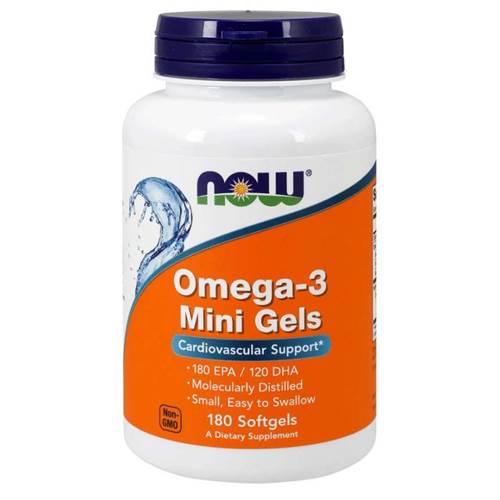 Compléments alimentaires NOW Foods Omega 3 Mini Gels