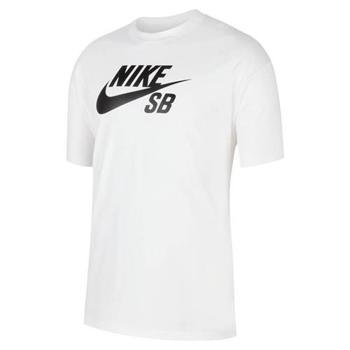 Nike Logo Skate Tshirt Blanc