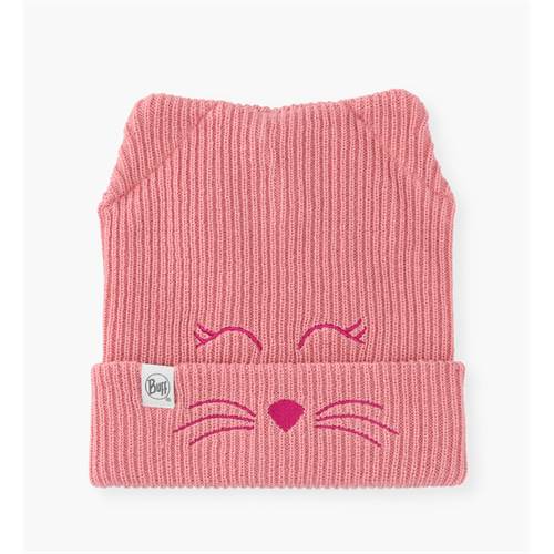 Bonnet Buff Knitted Hat Funn Cat Sweet