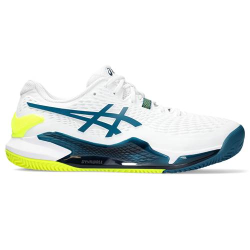 Chaussure Asics Gel-resolution 9 Clay White Restful Teal