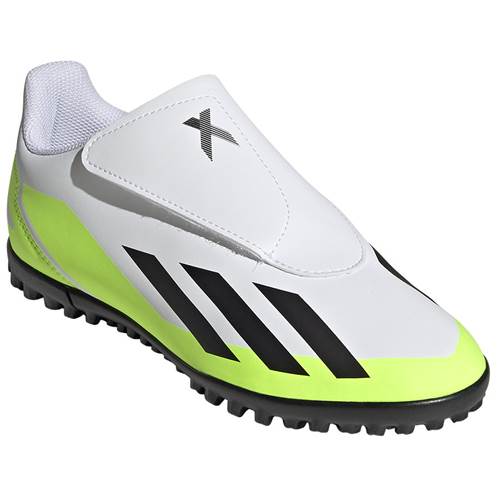 Adidas X Crazyfast4 Vel Tf Jr Blanc,Vert
