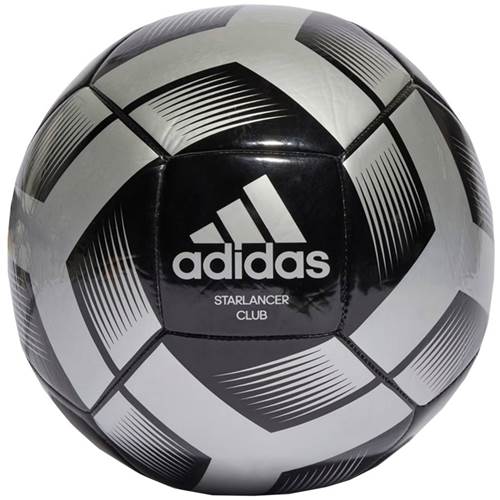 Balon Adidas czarno-szara piłka nożna starlancer club