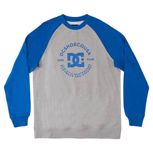 DC Bluza Bez Kaptura Star Pilot Z Logo Prosta Gris,Bleu
