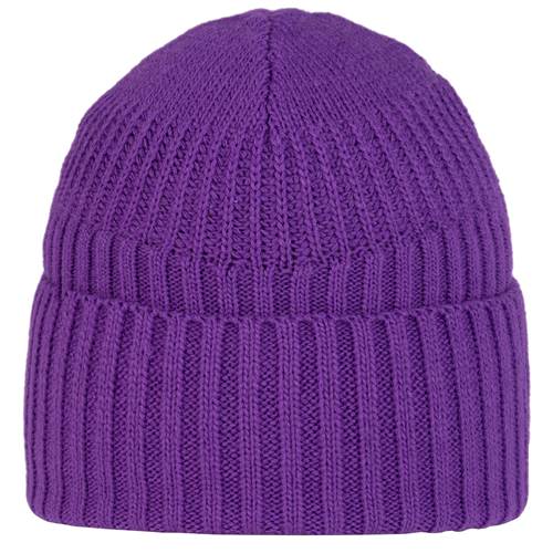 Buff Renso Knitted Fleece Hat Beanie Violet