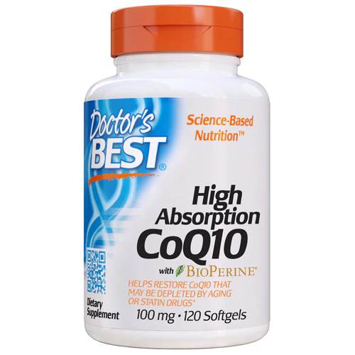 Doctor's Best High Absorption Coq10 + Bioperine Blanc