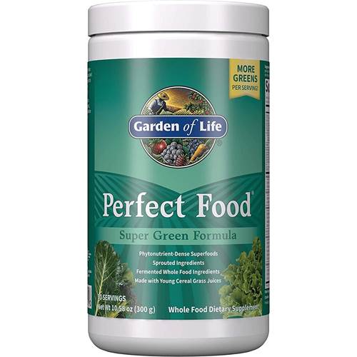 Garden of Life Perfect Food Super Green Formula Blanc