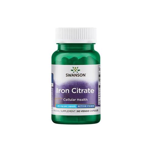 Compléments alimentaires Swanson Iron Citrate 25 Mg