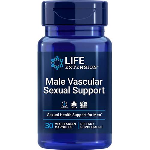 Life Extension Male Vascular Sexual Support Bleu marine