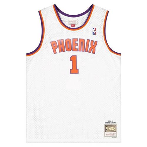 Mitchell & Ness Phoenix Nba Alternate Jersey Suns 2002 Blanc