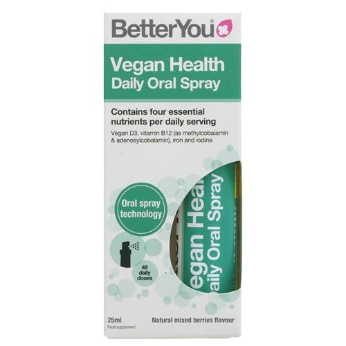 BetterYou Vegan Health Daily Oral Spray BI3053