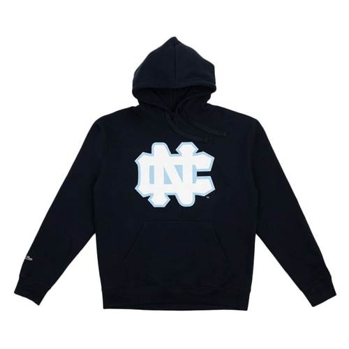 Mitchell & Ness University Of North Carolina Ncaa Large Logo Hoody Noir
