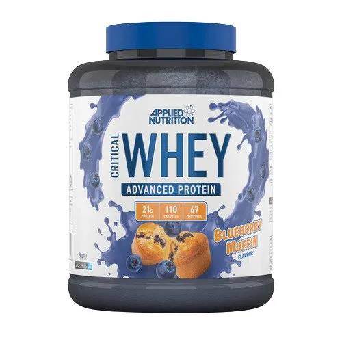 Compléments alimentaires Applied Nutrition Critical Whey Blueberry Muffin