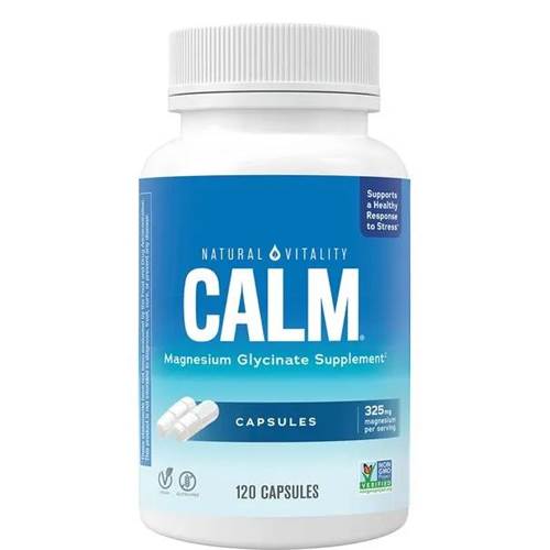 Compléments alimentaires Natural Vitality Calm Magnesium Glycinate