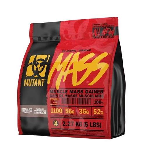 Compléments alimentaires Mutant Mass, Gainer Chocolate Fudge Brownie
