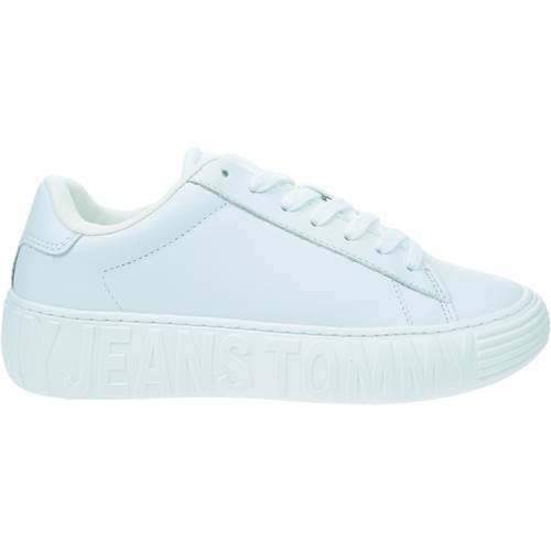 Tommy Hilfiger Leather Cupsole Blanc