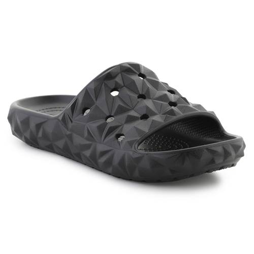 Crocs Classic Geometric Slide V2 Noir