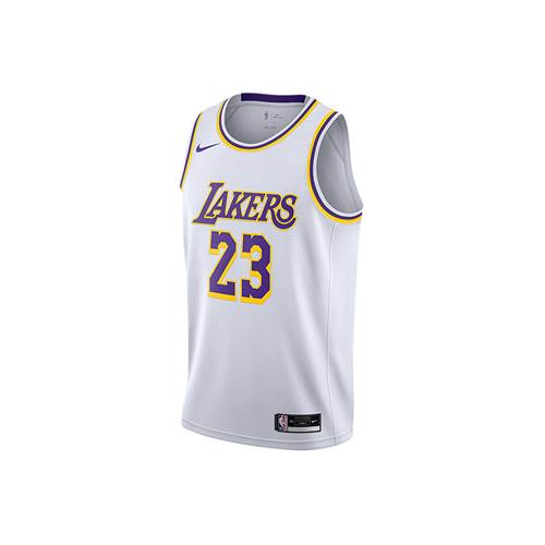 Nike Nba Los Angeles Lakers Lebron James Association Edition Swingman Blanc