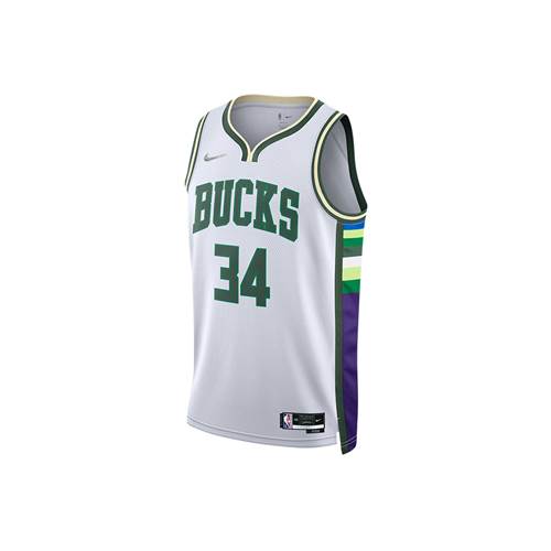 Nike Nba Milwaukee Bucks Giannis Antetokounmpo Blanc,Vert